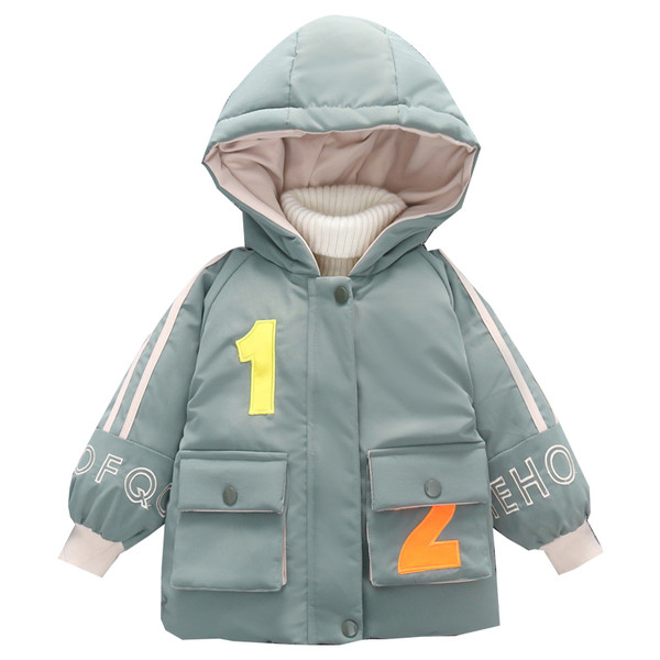 Kapuutsiga laste talvejope tüdrukutele