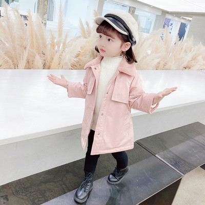 Laste talvejope sooja voodri ja vööga