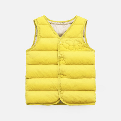 Παιδικό γιλέκο καθημερινό για κορίτσια και αγόρια με γιακά και κουμπιά