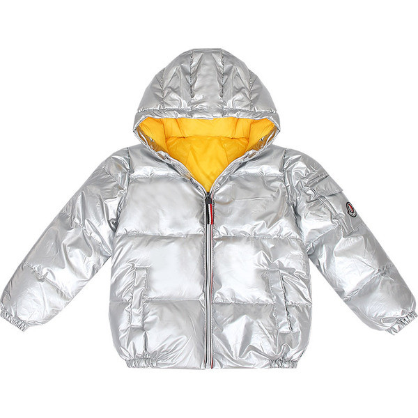 Dječja zimska jakna s patentnim zatvaračem i kapuljačom pogodna za djevojčice