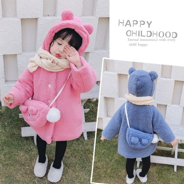 Uus mudel kapuutsiga ja nööpidega laste sulejope