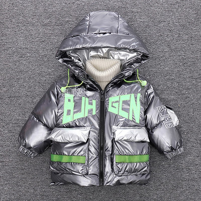 Uue mudeli kapuutsiga ja taskutega laste jope poistele