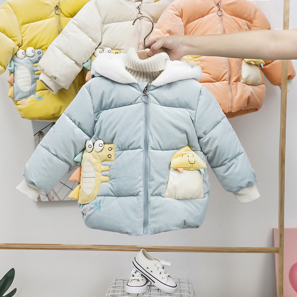 Dječja moderna jakna za djevojčice s kapuljačom