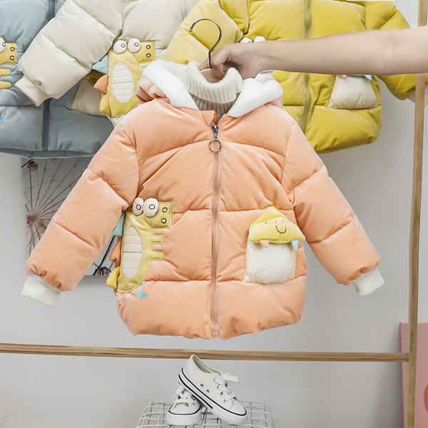 Dječja moderna jakna za djevojčice s kapuljačom