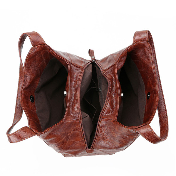 Ženska udobna i široka kožna torba u četiri modela