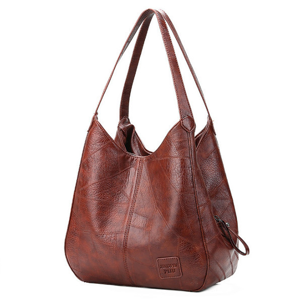 Ženska udobna i široka kožna torba u četiri modela