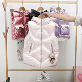 Kapuutsiga laste sügis-talvine vest