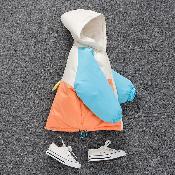 Jesensko-zimska dječja jakna za dječake s kapuljačom