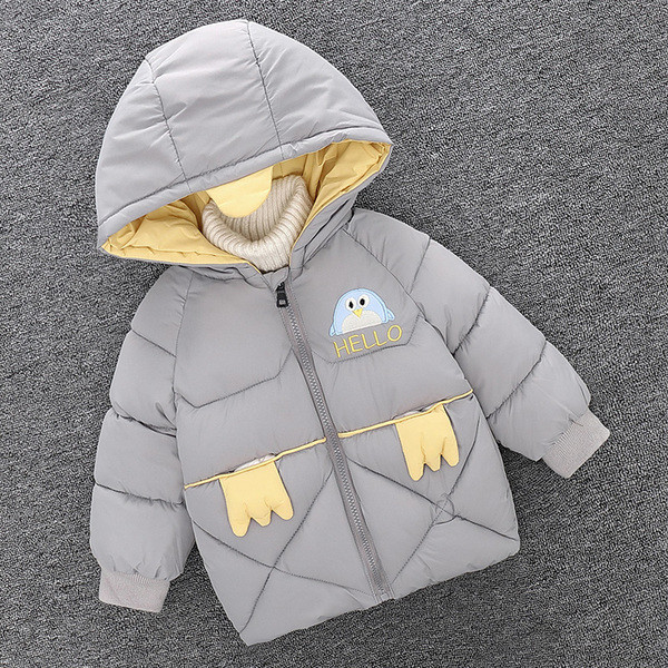 Dnevna dječja jakna za dječake s kapuljačom pogodna za zimu