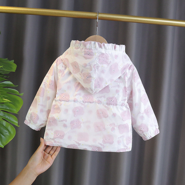 Uus mudel kapuutsiga laste sügisjope tüdrukutele