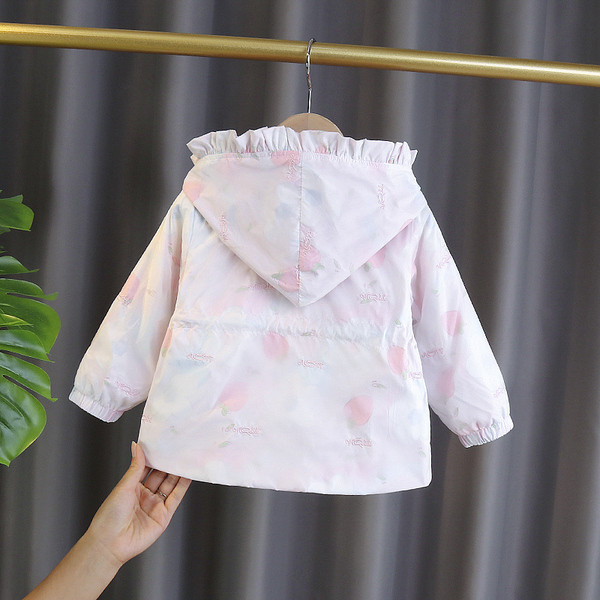 Moodne kevadeks sobiv laste jope tüdrukutele