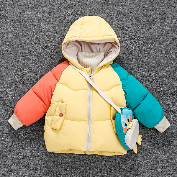 Dječja zimska jakna za dječake i djevojčice sa kapuljačom