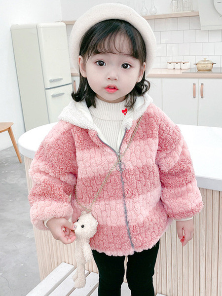 Lukuga ja kapuutsiga plüüsis lastejope tüdrukutele