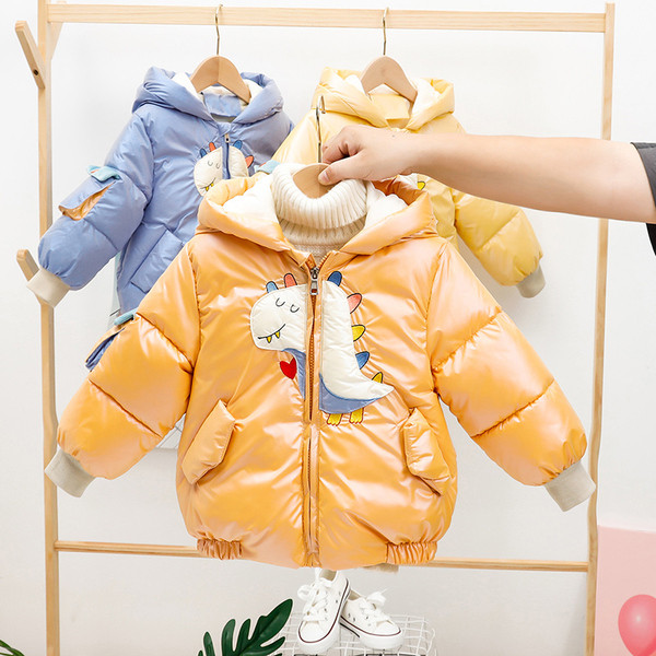 Laste kaasaegne aplikatsiooniga jope poistele ja tüdrukutele