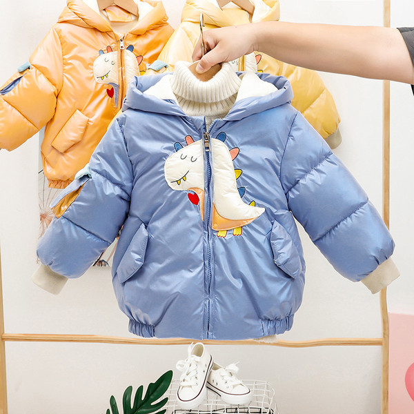 Laste kaasaegne aplikatsiooniga jope poistele ja tüdrukutele