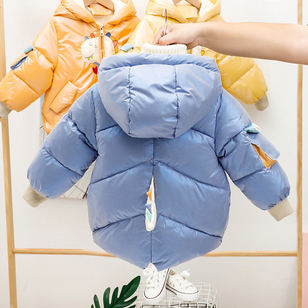 Laste kaasaegne aplikatsiooniga jope poistele ja tüdrukutele