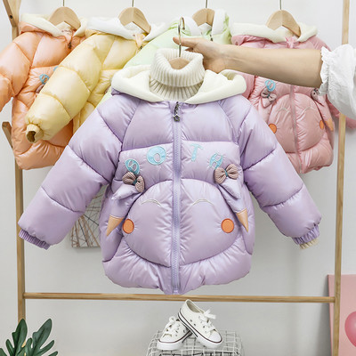 Kapuutsiga talvejope tüdrukutele