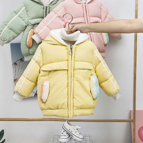 Dječja zimska jakna za djevojčice i dječake sa džepovima