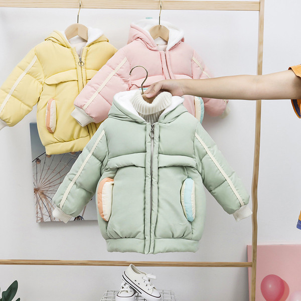 Dječja zimska jakna za djevojčice i dječake sa džepovima