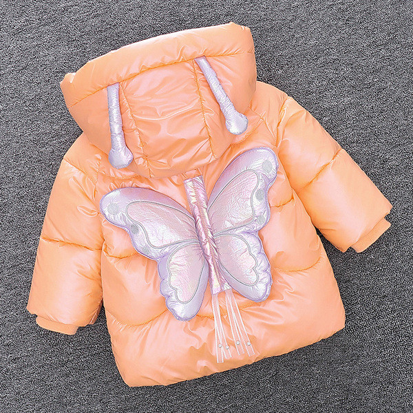 Uus mudel laste talvejope 3D liblikas elemendiga