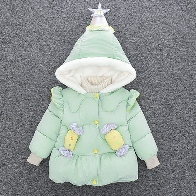 Uut mudelit laste talvejope kapuutsil 3D elemendiga