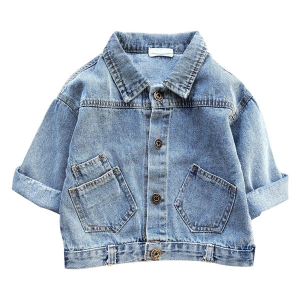 Kevad-sügis teksajakk tüdrukutele