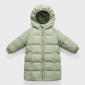 Kapuutsiga soe talvejope tüdrukutele ja poistele