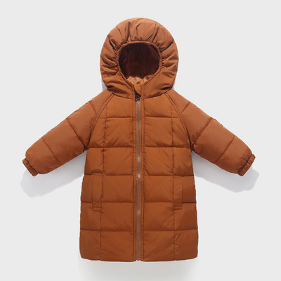 Kapuutsiga soe talvejope tüdrukutele ja poistele