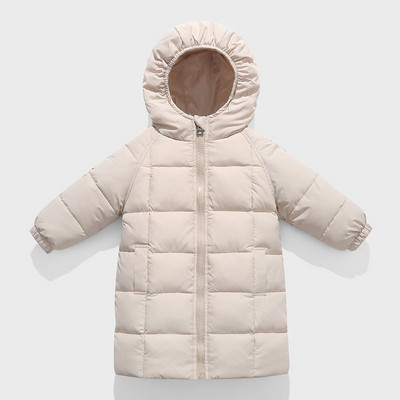 Kapuutsiga soe talvejope tüdrukutele ja poistele