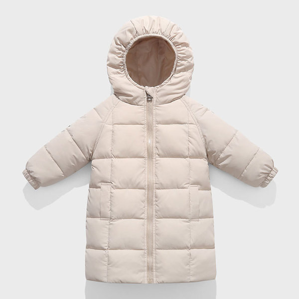 Kapuutsiga soe talvejope tüdrukutele ja poistele