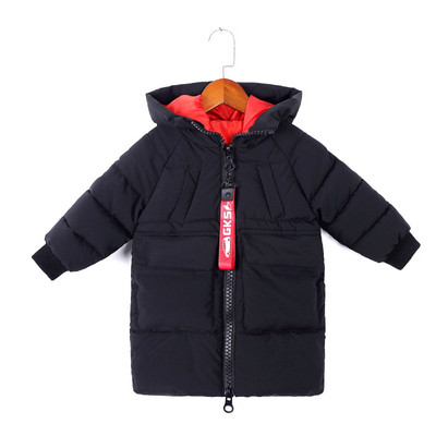 Χειμερινό μπουφάν ζεστό μεσαίου μήκους για αγόρια