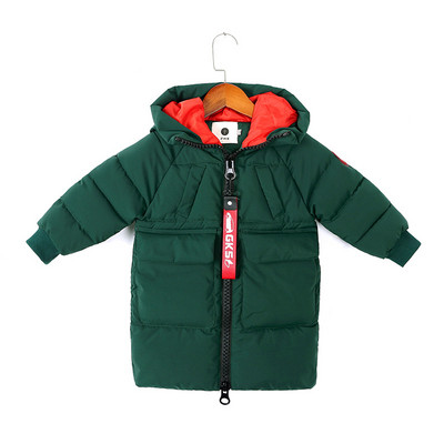 Χειμερινό μπουφάν ζεστό μεσαίου μήκους για αγόρια