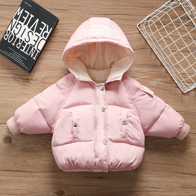 Kapuutsiga ja aplikatsiooniga seljal igapäevane laste soojendaja tüdrukutele