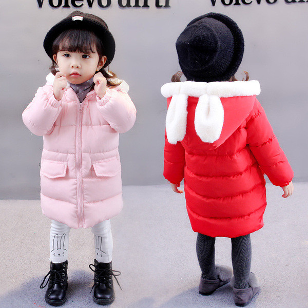 3D kapuutsiga laste talvejope tüdrukule