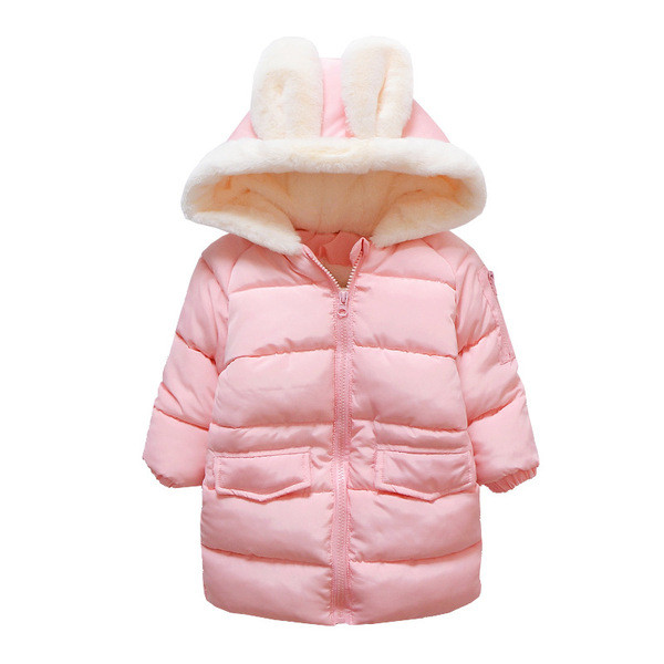 3D kapuutsiga laste talvejope tüdrukule