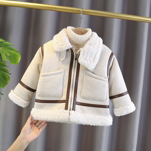 Uut mudelit pehme voodriga laste jope poistele