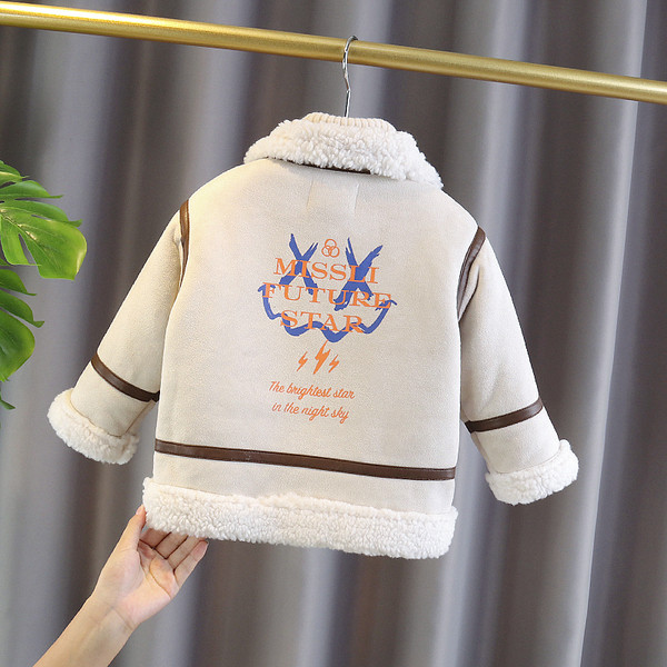 Uut mudelit pehme voodriga laste jope poistele