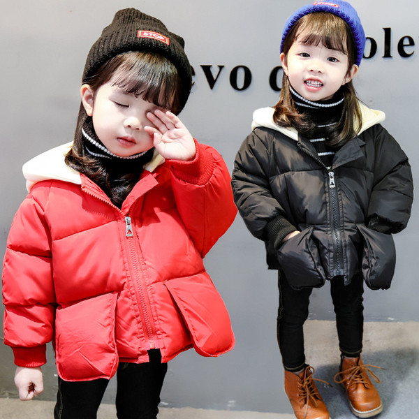 Uus mudel kapuutsiga sportlaste lastesoojendaja tüdrukutele