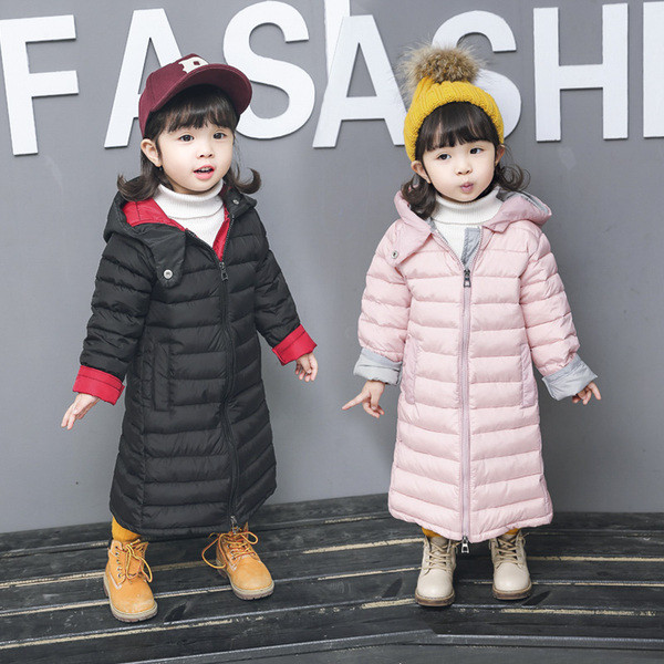 Dnevna dječja duga jakna za djevojčice