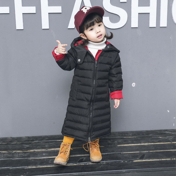 Dnevna dječja duga jakna za djevojčice