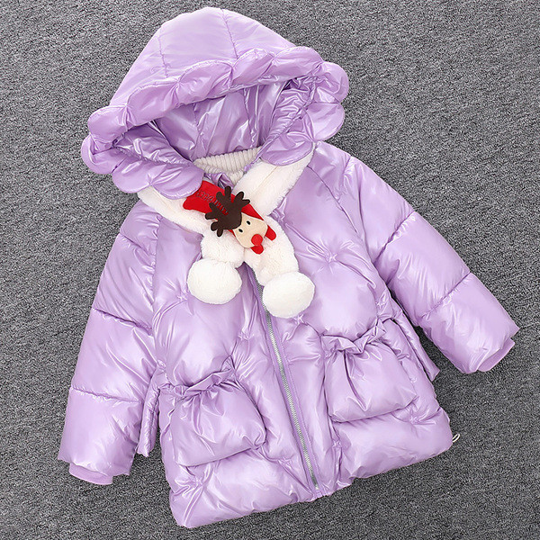 Novi model dječje zimske jakne za djevojčice sa kapuljačom