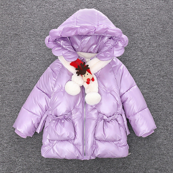 Novi model dječje zimske jakne za djevojčice sa kapuljačom