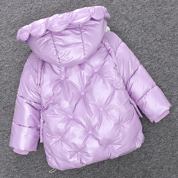 Novi model dječje zimske jakne za djevojčice sa kapuljačom