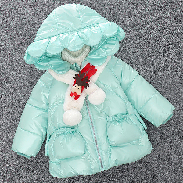 Novi model dječje zimske jakne za djevojčice sa kapuljačom