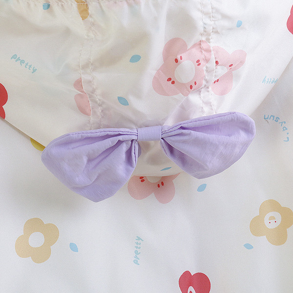 Novi model dječje flis jakne sa cvjetnim uzorkom