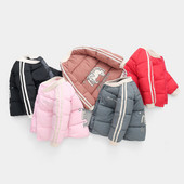 Igapäevane aplikatsiooni ja ääristusega laste jope poistele ja tüdrukutele