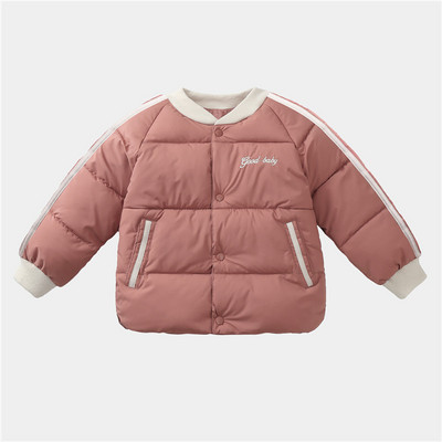 Igapäevane aplikatsiooni ja ääristusega laste jope poistele ja tüdrukutele