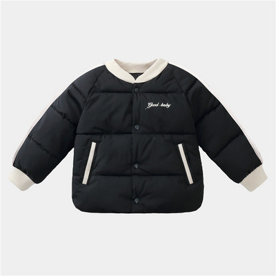 Igapäevane aplikatsiooni ja ääristusega laste jope poistele ja tüdrukutele