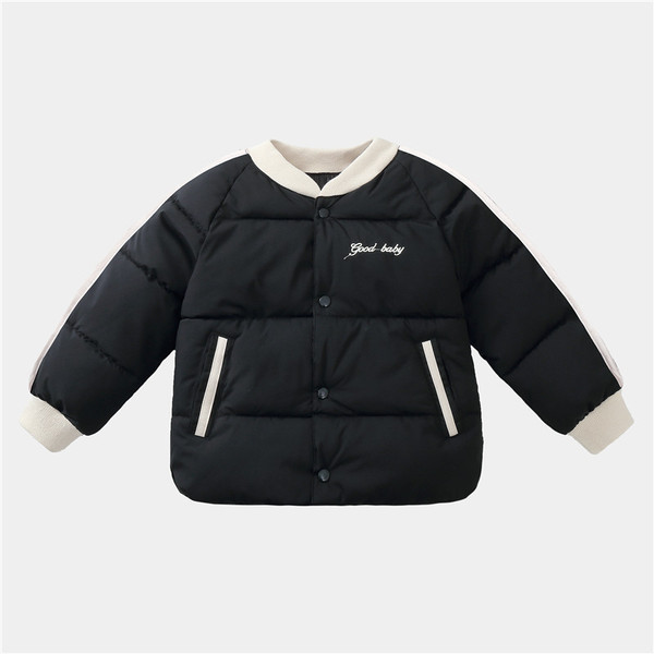 Igapäevane aplikatsiooni ja ääristusega laste jope poistele ja tüdrukutele