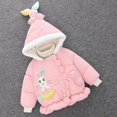 Παιδικό μπουφάν με κουκούλα και τρισδιάστατο στοιχείο